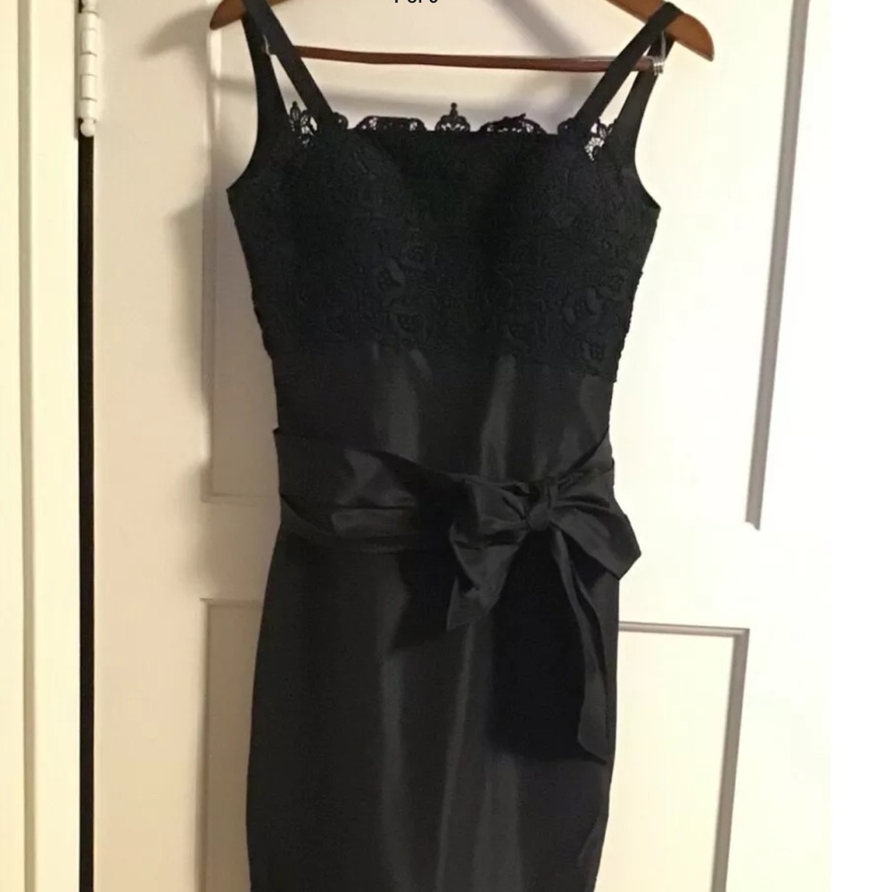 Elie Saab Lace Bodice Silk Blend Dress $3500 - Picture 1 of 10